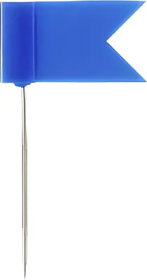 Immagine prodotto di Alco 715 Markierfahne, 35 x 18 mm, dunkelblau, Dose 20 Stück