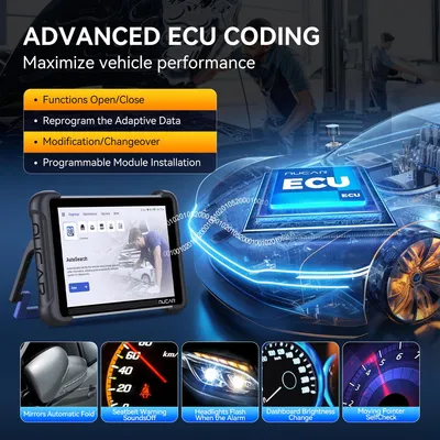 Image de Scanner OBD2 avancé pour le diagnostic complet des systèmes et la maintenance
