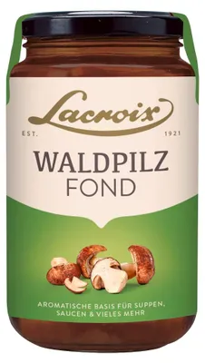 Produktbild von Lacroix Waldpilz Fond eine Basis für Suppen und Saucen 400ml