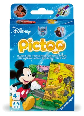 Produktbild von Ravensburger Pictoo Disney, Brettspiel, Abwurf, 4 Jahr(e), Familienspiel