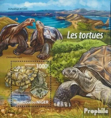 Produktbild von Briefmarken Niger 2015 Mi Block 427 (kompl. Ausg.) postfrisch Schildkröten