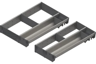 Produktbild von Blum Orga-Line Besteckeinsatz Facheinteilungs-Set KB 700-799mm, NL 450mm, grau