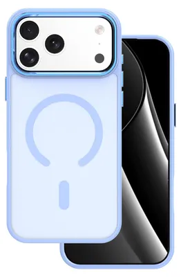 Obrázek produktu pro Ochranné pouzdro Frozen Mag pro iPhone 17 6,3" v světle modré barvě