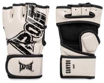 Immagine prodotto di Guanti da allenamento MMA in pelle (1 paio) CANYON Ecru/Nero L Tapout