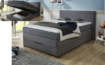 Produktbild von Boxspringbett Stockholm 140x200 mit Stauraum
