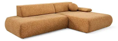 Produktbild von Ecksofa mit Schlaffunktion Puentro rechts Honigsepia