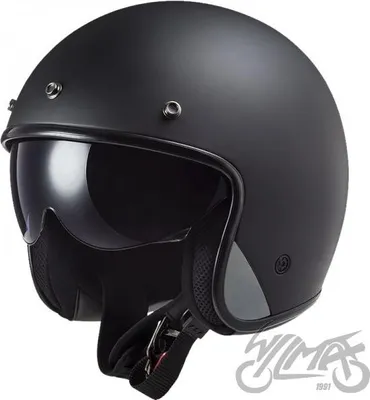 Obrázok produktu pre LS2 OF601 Bob II Solid jet prilba, čierna matná, M (57/58)
