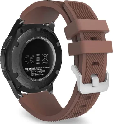 Produktbild von BStrap Silicone Sport Armband für Samsung Gear S3, brown