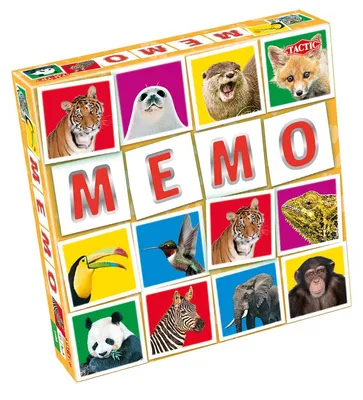 Zdjęcie produktu dla Tactic Wildlife Memo, Gra karciana, Pasująca strona, 3 lat(a)