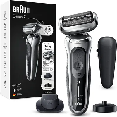 Obrázek produktu pro Braun Series 7 71-S4200cs Silver Wet&Dry holicí strojek