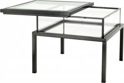 Produktbild von Casa Padrino Luxus Art Deco Designer Beistelltisch Bronze 65 x 65 x H. 55,5 cm - Luxus Kollektion