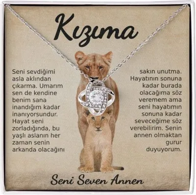 Produktbild von Halskette mit 14K Weißgold und Zirkonia-Kristallen & Geschenk Box für Damen - LILLIA