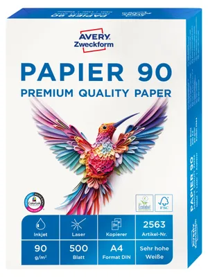 Immagine prodotto di Zweckform 2563 90g carta per copia A4 500BL h.free