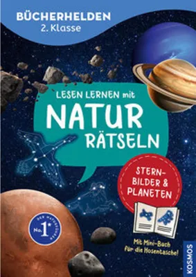 Immagine prodotto di Lesen lernen mit Naturrätseln, Bücherhelden 2. Klasse, Sternbilder & Planeten