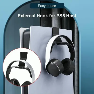 Produktbild von CHPN -Haken - Haken für Spielekonsole - Kopfhörerhaken - Controller-Halter - 2 Stück - Spielzubehör - Geeignet für PS5 -