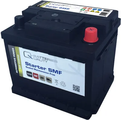 Produktbild von Q-Batteries Autobatterie Q45P 12V 45Ah 450A, wartungsfrei