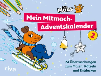 Produktbild von Die Maus - Mein Mitmach-Adventskalender 2