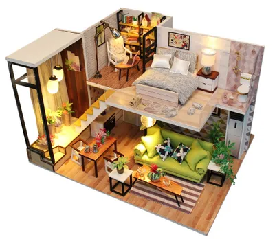 Obrázok produktu pre 2Kids Toys miniatura domečku Romantický skandinávský styl