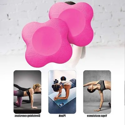 Immagine prodotto di Cuscini antiscivolo per lo yoga - 2 pezzi, resistenti al sudore - proteggono le articolazioni delle ginocchia e dei gomiti