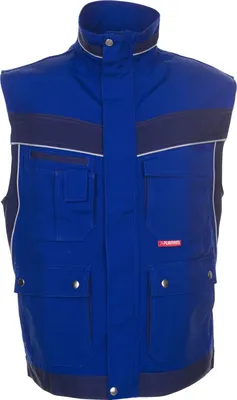 Immagine prodotto di PLANAM Gilet da lavoro in platino S M L XL XXL XXXL in vari colori. Selezione di colori, taglia:XL; colore:blu fiordaliso / navy