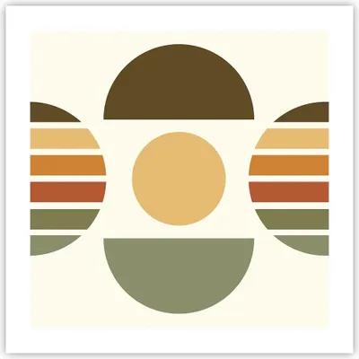 Produktbild von Poster - Poster ohne Rahmen - Modern gemustert minimalistisch - 50x50 cm - Wand Bild - Wanddeko - Wandbilder - Kunstposter - Wandposter - Bilder - Kunstdruck - Wanddekoration - P2XAC50x50-4569