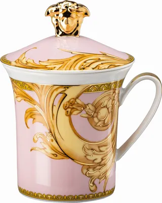 Zdjęcie produktu dla Rosenthal Versace 30th anniversary kubek z pokrywką 'Les reves Byzantins