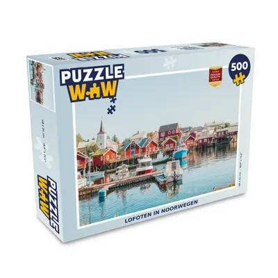 Obrázok produktu pre MuchoWow® Puzzle 500 ks Lofoty v Nórsku
