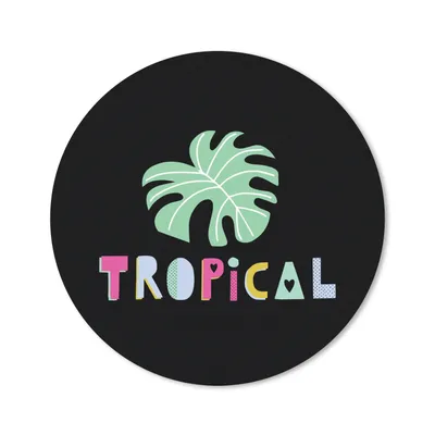 Produktbild von MuchoWow® Mauspad Mousepad Sommer - Tropisch - Blatt 30x30 cm - Mousepads - Maus Mat - Pad - Mausunterlage - Tischunterlage - Schreibtischmatten
