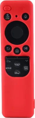Image de INF Housse de Protection en Silicone pour Télécommande Samsung BN59-01432/01436 Rouge