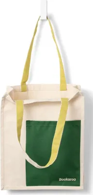 Zdjęcie produktu dla Bookaroo Torba bawełniana Forest Green&Chartreuse - IF