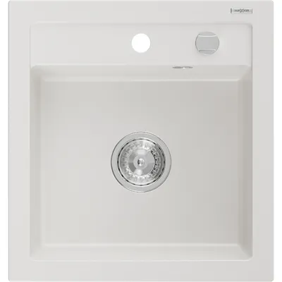 Obrázek produktu pro Mexen Vito 1-miskový granitový dřez 520 x 490 mm, Bílá - 6503521000-20