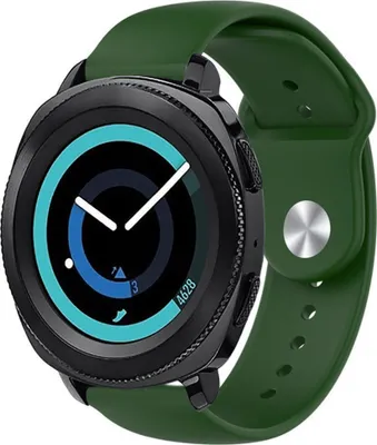 Produktbild von Strap-it Samsung Gear Sport Sportarmband (Armeegrün)