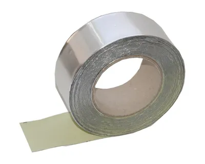 Obrázok produktu pre Sanremo DACH opravná páska na odkvapy samolepiaca butylové pásky lesklý hliník 50 mm x 10 m