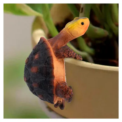 Produktbild von Hängende Schildkröte Blumentopf Dekoration aus Kunstharz für Garten und Balkon