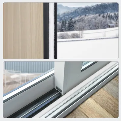 Produktbild von Selbstklebender Zugluftstopper für Schiebetüren und Fenster - 6 M x 9 mm x 15 mm