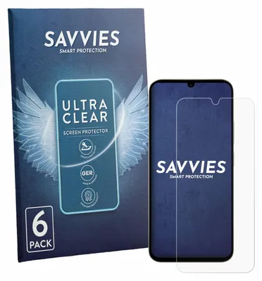 Produktbild von 6x Für Xiaomi Poco C85x Schutzfolie Savvies Displayschutz Display Schutz Folie Klar Transparent