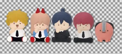Produktbild von Takara Tomy Chainsaw Man Chubby Chubby Twinchees Minifiguren-display 5 Cm 24 Einheiten    One Size