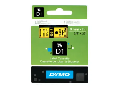 Obrázek produktu pro S0720730 Dymo D1 9Mm Schwarz-Gelb