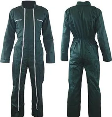 Produktbild von Arbeitsanzug mit 2 Reißverschlüssen Grün Größe M 44/46, 65% Polyester, 35% Baumwolle - Coverguard