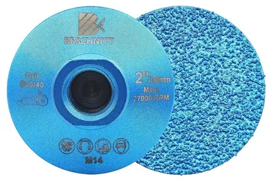 Image de Bol de polissage diamanté, diamètre 50 mm, filetage M14, grain #35/40, lot de 2