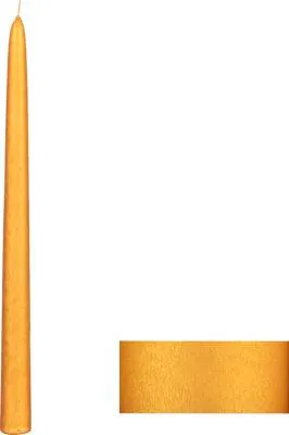 Image de Bougie conique PEGAS STRUKTUR 29 cm or
