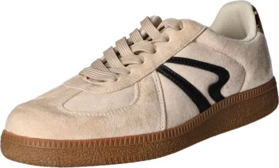 Produktbild von Sneakers Damen-Sneaker Beige-Schwarz-Leopard, Farbe:beige/schlamm, EU Größe:42