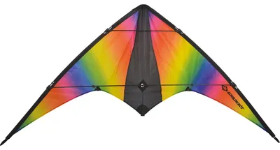 Image de SCHILDKRÖT 970449 SCHILDKRÖT Cerf-volant Stunt Kite 160, couleurs arc-en-ciel