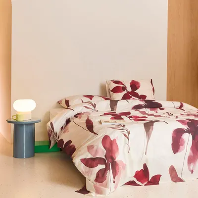 Produktbild von Cinderella Koester - Bettwäsche-Set - Baumwolle - 200 x 200/220 cm - Rot