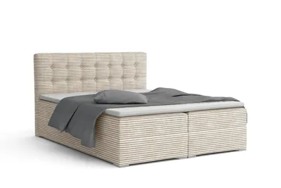 Produktbild von BOXBETT CYNTHIA 180/200 in Cord Creme H4