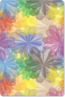 Produktbild von MuchoWow® Mauspad Mousepad Regenbogen - Blumen - Abstrakt - Muster 18x27 cm - Mousepads - Maus Mat - Pad - Mausunterlage