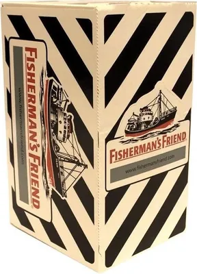 Produktbild von Fisherman's Friend Salmiak Zuckerfrei 24 x 25g Packung (Extra frische Menthol-Pastillen)