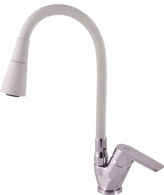 Obrázek produktu pro RAV Slezák Slezák-RAV COLORADO Vodovodní baterie dřezová s flexibilním ramínkem se sprchou Barva: chrom/šedá, Připojení: 1/2"