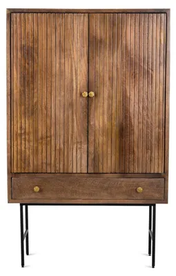 Produktbild von Kommode Seine 160cm aus Mangoholz - Dunkelbraun