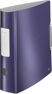Produktbild von LEITZ Ordner Active Style, 180 Grad, 80 mm, farbig sortiert DIN A4, runder Rücken, aus PP, gebürstete Oberfläche, innen